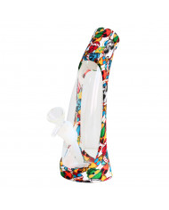 Maxi Glass Silicone Bong - (SLB37) Maxi Glass Silicone Bong - (SLB37)