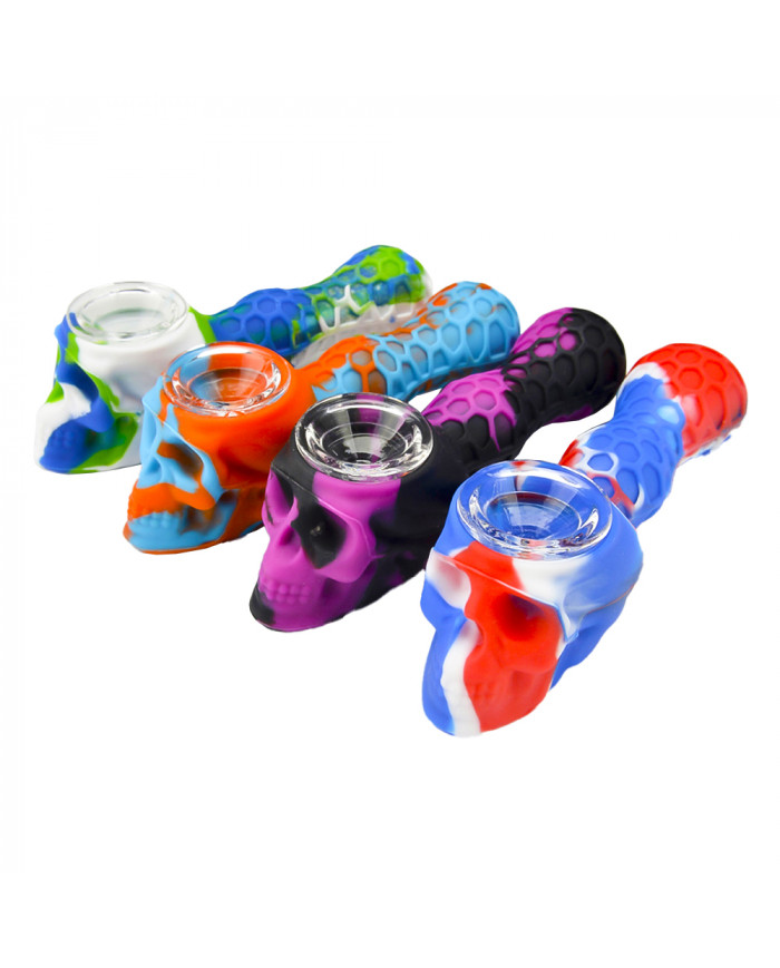 Pipa Silicona Skull (SLP11)