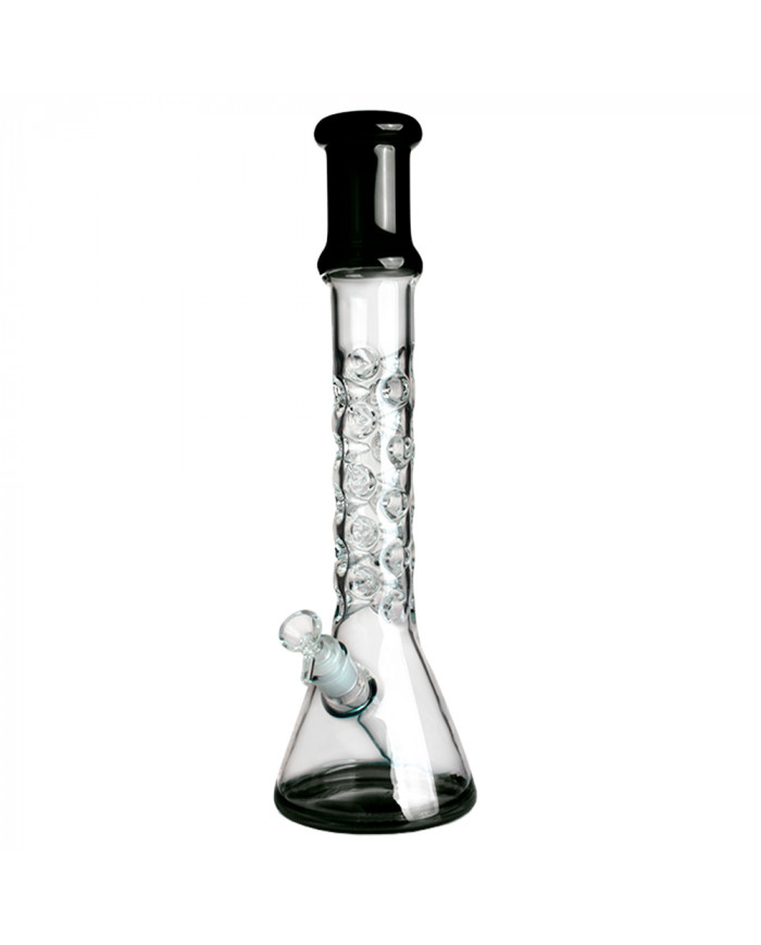 Glass Bong - (GLB86) - Negro