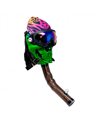 Pipa Silicona mascara de esqueleto (SLB43) Pipa Silicona mascara de esqueleto (SLB43)