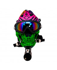 Pipa Silicona mascara de esqueleto (SLB43)