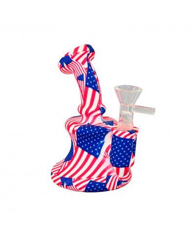 Silicone Banger Printing Bong - (SLB53) Silicone Banger Printing Bong - (SLB53)