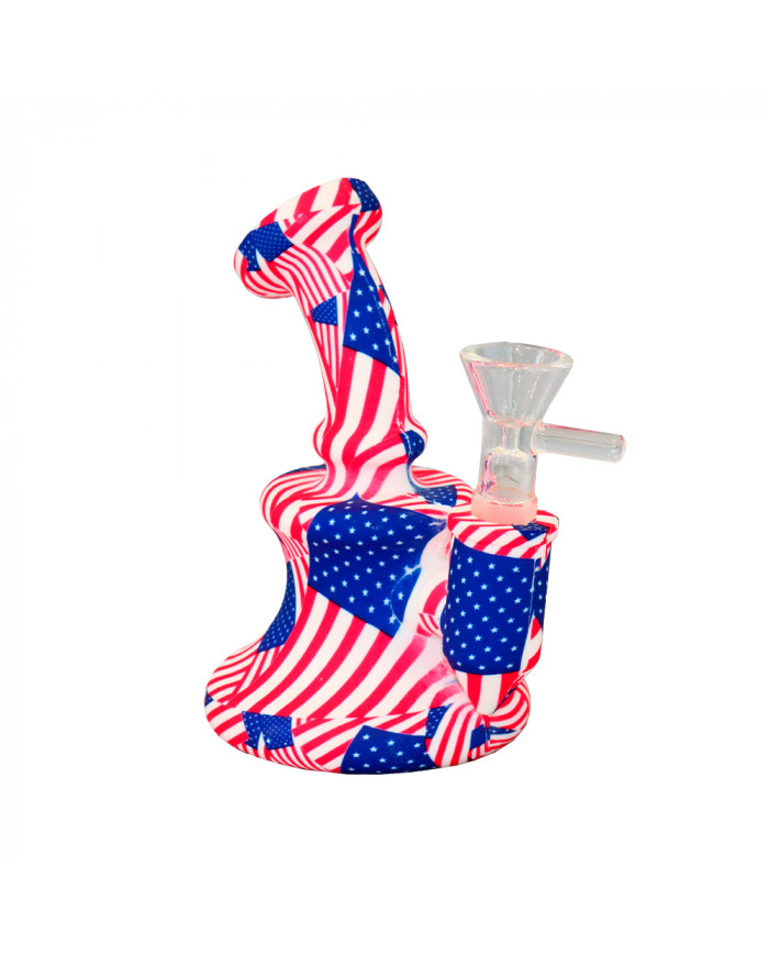 Silicone Banger Printing Bong - (SLB53) Silicone Banger Printing Bong - (SLB53)