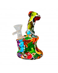 Silicone Banger Printing Bong - (SLB53) Silicone Banger Printing Bong - (SLB53)