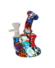 Silicone Banger Printing Bong - (SLB53) Silicone Banger Printing Bong - (SLB53)