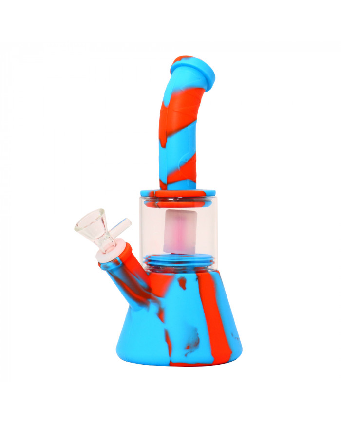 Silicone Bong - Vidrio (SLB4) Silicone Bong - Vidrio (SLB4)