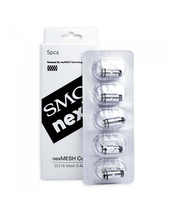 Smok - SS316 NexMesh Coil - 0.4ohm (PACK X5)