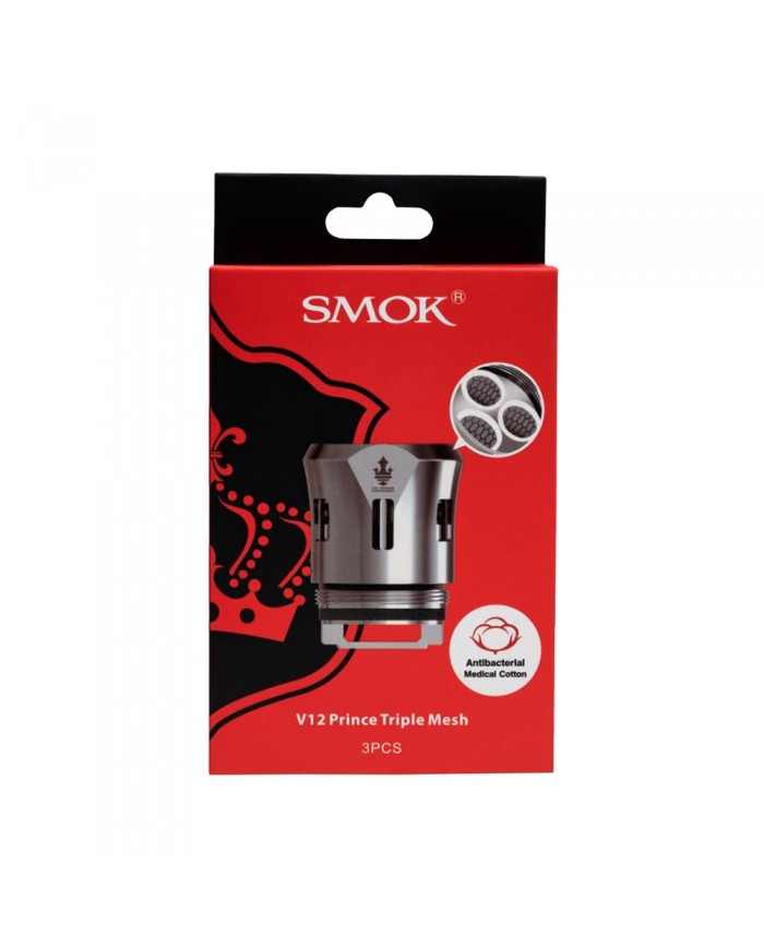Smok V12 Prince coil (Pack x3) Diseño Triple Mesh Coil