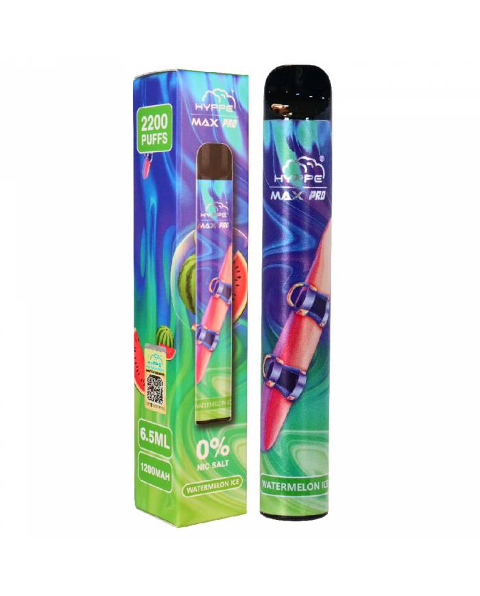 Hyppe Max Pro 2200 Puffs Sabor Esencia Watermelon Ice Diseño