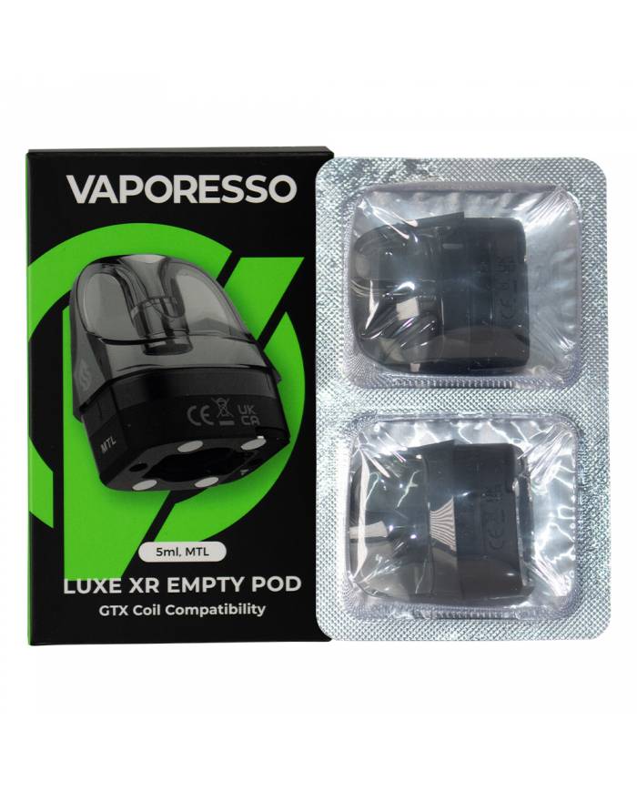 Vaporesso Luxe Xr Max Coils Vaporesso Luxe XR Empty Pods (2 Pack) - Select  Vape Vaporesso Luxe Xr Replacement Pods