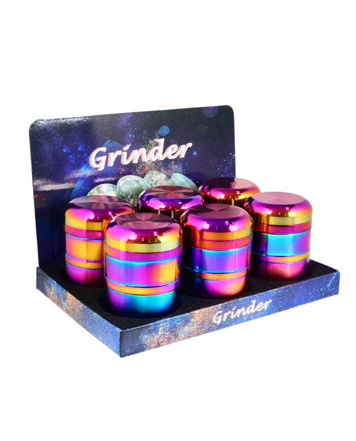 Moledor (4 part) - Zinc Metal Display 8 (6 pieces) - 63 mm