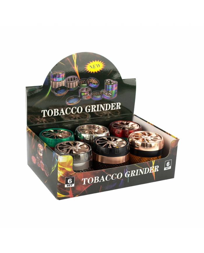 Moledor (4 part) - Zinc Metal Display 9 (6 pieces) - 63 mm